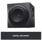 Logitech Z906 5.1 Surround Sound Speaker System, THX Certified, Dolby Digital And DTS Digital Certified, 500 Watts Continuous Power, Black