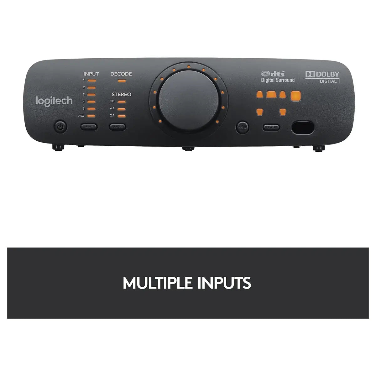 Logitech Z906 5.1 Surround Sound Speaker System, THX Certified, Dolby Digital And DTS Digital Certified, 500 Watts Continuous Power, Black