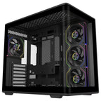 Cooler Master Elite 600 ATX Tempered Glass ARGB Type-C Mid Tower Case, 4x Pre-Installed ARGB Fans, Up To 425mm GPU, Up To 360mm Radiator, Black, E600-KGNN-S01