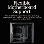 Cooler Master MasterFrame 500 Mesh ARGB ATX Mid-Tower PC Case, Premium Aluminum Chassis, Dual 200mm ARGB Intake Fans, Modular Open-Frame, 360mm Radiator Support, USB-C, Black, MF500M-KHNN-S01