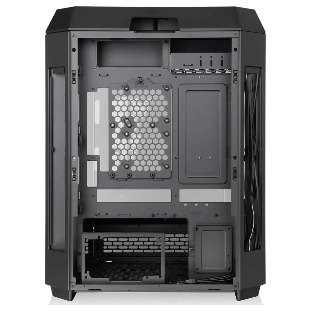 Thermaltake Tower 600 Mid Tower ATX Case, 3 Tempered Glass Panels, Hidden-Connector Motherboard Support, Rotational PCIe Slots, Black, CA-1Z1-00M1WN-00