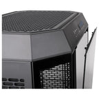 Thermaltake Tower 600 Mid Tower ATX Case, 3 Tempered Glass Panels, Hidden-Connector Motherboard Support, Rotational PCIe Slots, Black, CA-1Z1-00M1WN-00