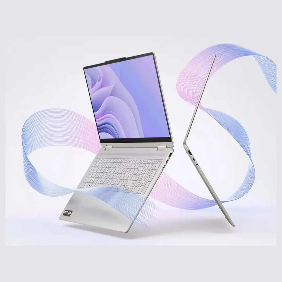 Lenovo Yoga 7 2-in-1 16AKP10 Laptop, AMD Ryzen AI 7 350, 16GB LPDDR5X-7500 RAM, 1TB PCIe 4.0 NVMe SSD, AMD Radeon 860M, 16" WUXGA Touch, Windows 11 Pro, Seashell, 83JU0004US