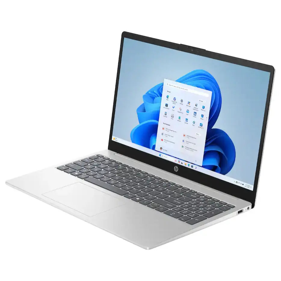 HP 15-FC0146DX Touchscreen Laptop, AMD Ryzen 5 7520U, AMD Radeon Graphics, 8GB LPDDR5 RAM, 512GB SSD, 15.6" FHD IPS Touch, Windows 11 Home, Natural Silver