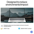 HP 15-FC0146DX Touchscreen Laptop, AMD Ryzen 5 7520U, AMD Radeon Graphics, 8GB LPDDR5 RAM, 512GB SSD, 15.6" FHD IPS Touch, Windows 11 Home, Natural Silver