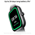 Xiaomi Redmi Watch 5 Smartwatch, 2.07" AMOLED 60Hz Display, Up to 24 Days Battery Life, Built-In 5-System GNSS, Bluetooth Calling With 2 MIC, 5ATM Waterproof, Obsidian Black