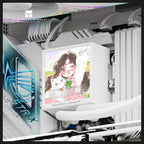 Thermalright Peerless Vision 360 ARGB CPU Liquid Cooler, 360mm Aluminum Radiator, 3.95" 480x480 LCD Square Screen, Wireless Splicing Fans, White