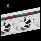 Thermalright Peerless Vision 360 ARGB CPU Liquid Cooler, 360mm Aluminum Radiator, 3.95" 480x480 LCD Square Screen, Wireless Splicing Fans, White