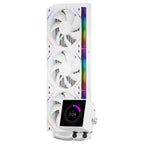 Thermalright Peerless Vision 360 ARGB CPU Liquid Cooler, 360mm Aluminum Radiator, 3.95" 480x480 LCD Square Screen, Wireless Splicing Fans, White