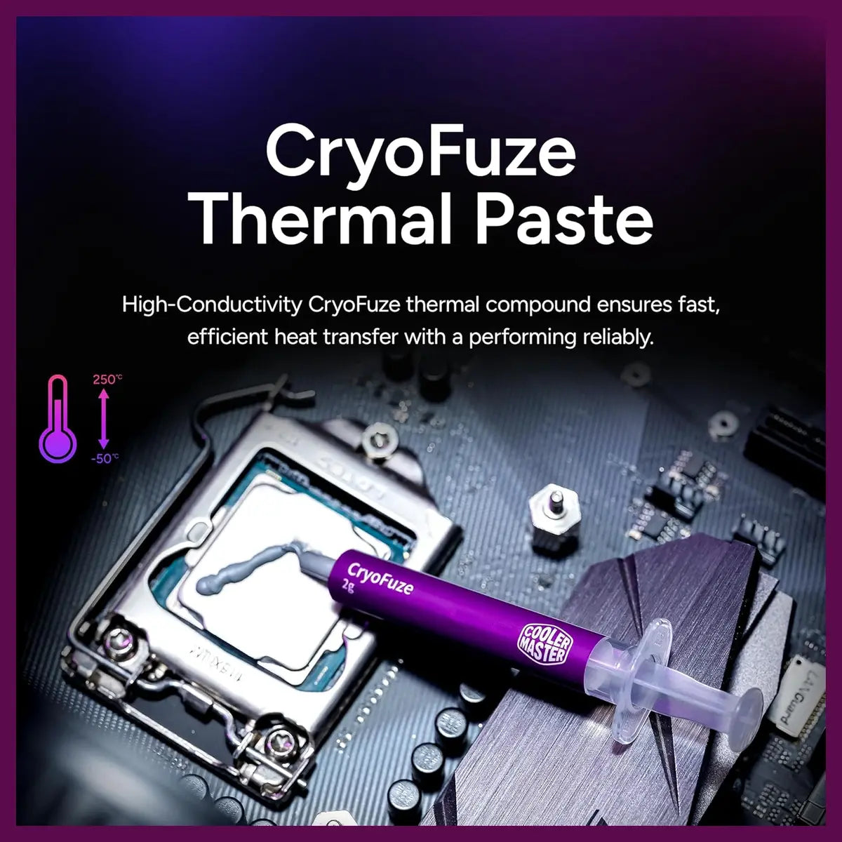 Cooler Master 240 Core II AIO CPU Liquid Cooler, Dual Chamber G9R Pump, Infinity Mirror ARGB, 240mm Radiator, 120mm PWM Fan, 400mm Tubing, White, MLW-D24M-A18PA-RW