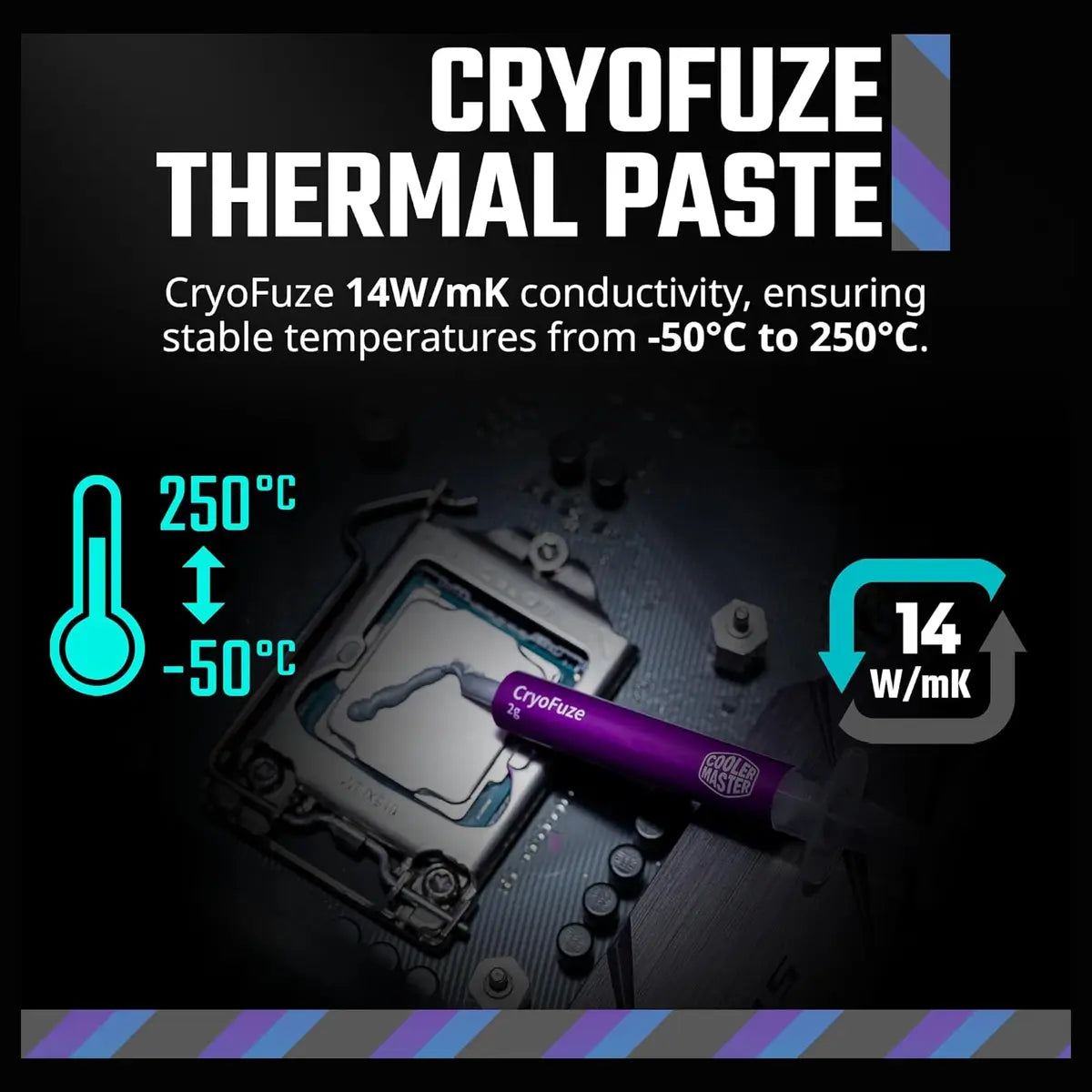 Cooler Master Hyper 212 Spectrum V3 ARGB CPU Air Cooler, 4 Copper Heat Pipes, 120mm PWM Fan 650 To 1,750RPM, AMD AM5 and AM4 and Intel LGA 1851 and 1700 and 1200, RR-S4NA-17PA-R1