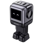 UGREEN UNO RG 3-Port 65W Robot GaN Fast Charger, 2x USB-C and 1x USB-A, PD PPS QC AFC Support, 25685B