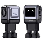 UGREEN UNO RG 3-Port 65W Robot GaN Fast Charger, 2x USB-C and 1x USB-A, PD PPS QC AFC Support, 25685B