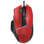 Bloody W95 Ultra Extra Fire RGB Gaming Mouse, 20000 CPI, 350 IPS, 40G, 2000Hz Report Rate, 1ms Key Response, Sports Red