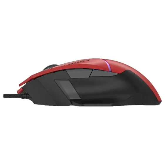 Bloody W95 Ultra Extra Fire RGB Gaming Mouse, 20000 CPI, 350 IPS, 40G, 2000Hz Report Rate, 1ms Key Response, Sports Red