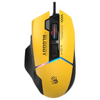 Bloody W95 Ultra Extra Fire RGB Gaming Mouse, 20000 CPI, 350 IPS, 40G, 2000Hz Report Rate, 4M Onboard Memory, Sports Lime