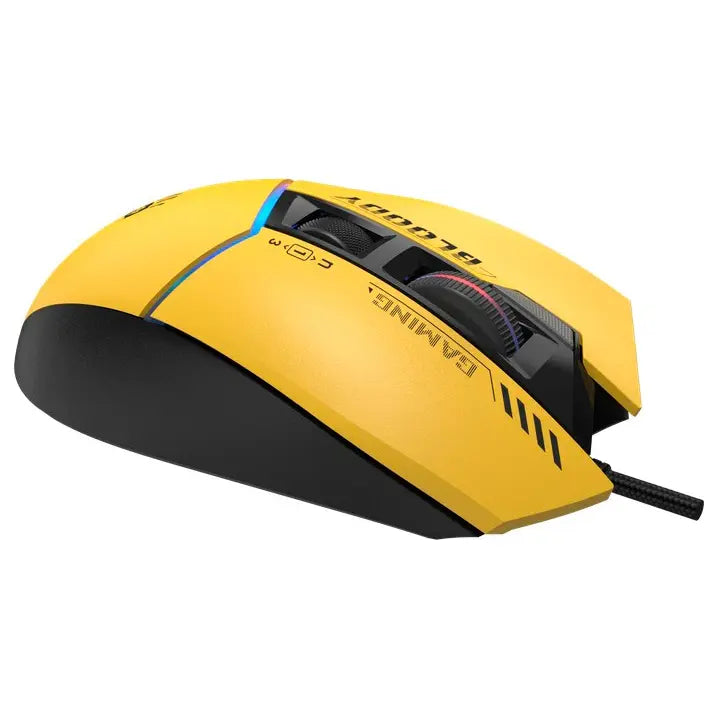 Bloody W95 Ultra Extra Fire RGB Gaming Mouse, 20000 CPI, 350 IPS, 40G, 2000Hz Report Rate, 4M Onboard Memory, Sports Lime