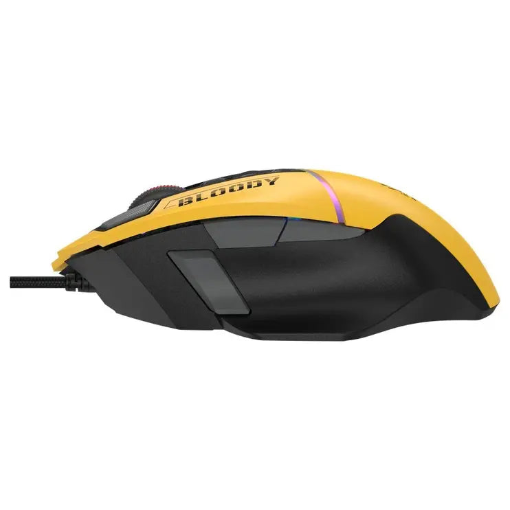 Bloody W95 Ultra Extra Fire RGB Gaming Mouse, 20000 CPI, 350 IPS, 40G, 2000Hz Report Rate, 4M Onboard Memory, Sports Lime