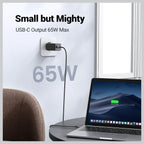 UGREEN Nexode 65W USB C GaN Charger, 3 Ports Wall Charger, Supports PPS GaN II, Intelligent Power Distribution, Model CD244, 10335
