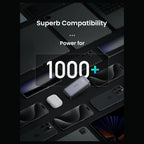 UGREEN Nexode Fast Charging Power Bank, 10000mAh, 30W PD USB-C, Dual-Port USB-C and USB-A, TFT Digital Display, Grey, PB502 25185