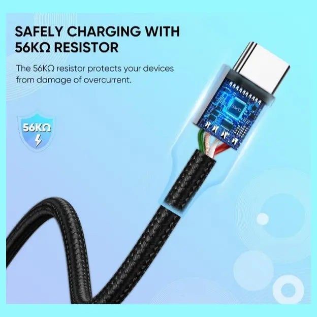 UGREEN 60126 USB-A To USB-C Fast Charging Cable, 3A, 480 Megabytes Per Second, 1 Meter, Aluminum Braid