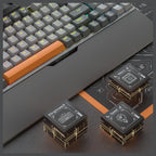 Redragon OLAF K648 Wired RGB Gaming Keyboard, 94-Key Mechanical Keyboard, Hot Swappable, Solid Aluminum Plate, Noise Absorbing EVA Foams, Detachable Wrist Rest