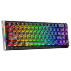 ATTACK SHARK R68 HE Carbon Fiber Rapid Trigger Keyboard, 60% Wired 8000Hz, Magnetic Switch, 0.005mm RT Accuracy, Full RGB Backlighting, Ink Shade