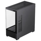 GameMax Vista Mini Black MATX Gaming Case, Micro ATX, Tempered Glass Front and Side Panels, Up To 9x120mm Fans, USB3.0 and USB2.0, Black, GMX-VISTA-MB