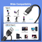 MAONO DGM20 USB Gaming Microphone for PC, Noise Cancellation Condenser Mic, RGB Lights, One-Click Mute With LED Indicator, Gain Control and Headphone Monitoring, Plug and Play, 5FT 2 in 1 USB Cable