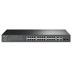 TP-Link TL-SL2428P JetStream 24-Port Gigabit Smart Switch, 24 PoE Ports 250W, 802.1Q VLAN, L2/L3/L4 QoS, WEB and CLI Managed Modes