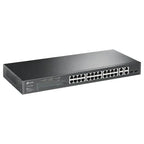 TP-Link TL-SL2428P JetStream 24-Port Gigabit Smart Switch, 24 PoE Ports 250W, 802.1Q VLAN, L2/L3/L4 QoS, WEB and CLI Managed Modes