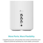 TP-Link Deco XE75 AXE5400 Tri-Band WiFi 6E Mesh WiFi System, Up To 7200 Sq.Ft Coverage, Total Speeds Up To 5400Mbps, 3-Pack