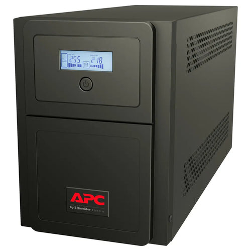 APC Easy UPS SMV 750VA Uninterruptible Power Supply, 750VA/525W Line Interactive Pure Sine Wave, AVR, LCD, 230V, 4 Universal Outlets