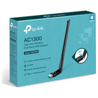 TP-Link Archer T3U Plus AC1300 High Gain Wireless Dual Band USB Adapter, 867Mbps 5GHz and 400Mbps 2.4GHz, MU-MIMO, 2x External Antennas