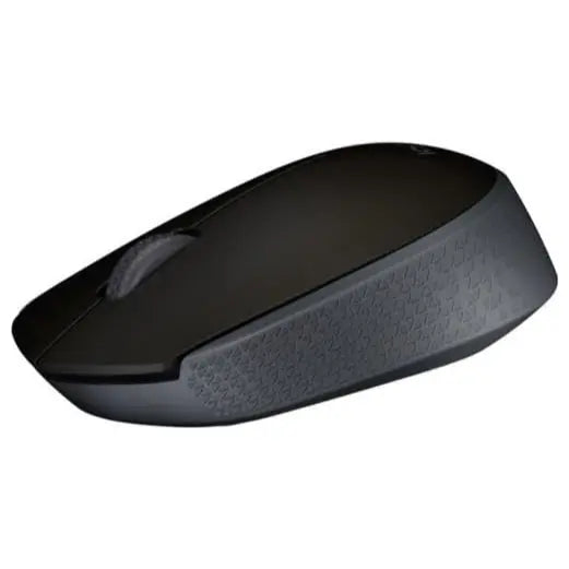 Logitech M171 Wireless Mouse, 2.4GHz Wireless, Mini USB Receiver, Optical Tracking, 12 Months Battery Life, Ambidextrous, Black, 910-004424