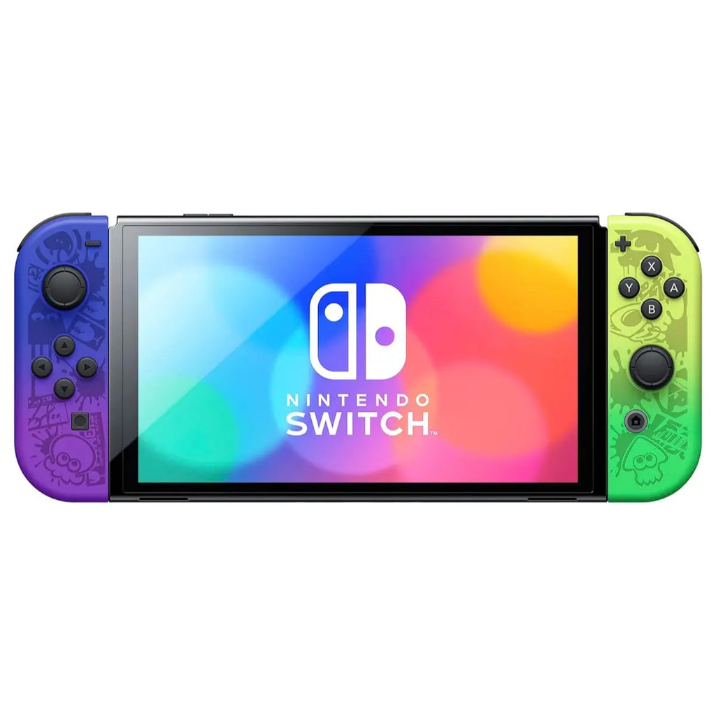 Nintendo Switch OLED Splatoon 3 Edition Console, 7-inch OLED Screen, 64GB Internal Storage