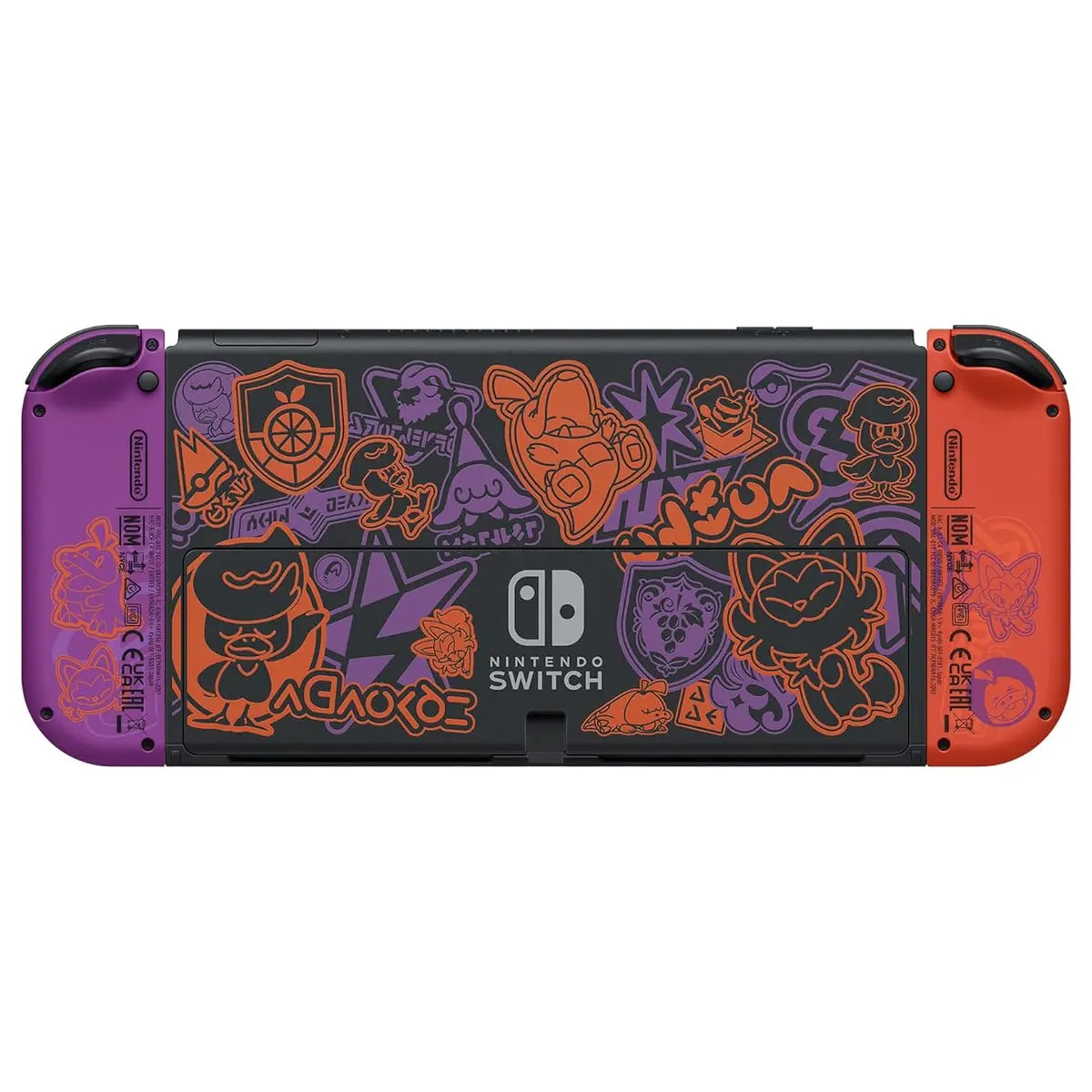 Nintendo Switch OLED Model Pokemon Scarlet and Violet Edition, OLED Console, Special-Design Joy-Con, Matching Dock