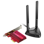 TP-Link Archer TX3000E AX3000 Wi-Fi 6 Bluetooth 5.2 PCIe Adapter, Up To 2402Mbps 5GHz Plus 574Mbps 2.4GHz, WPA3 Security
