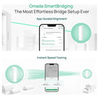 TP-Link EAP215-Bridge KIT Wireless Bridge, 5GHz 867Mbps, Up To 5km, 3x Gigabit Ethernet, IP65 Weatherproof, Passive PoE