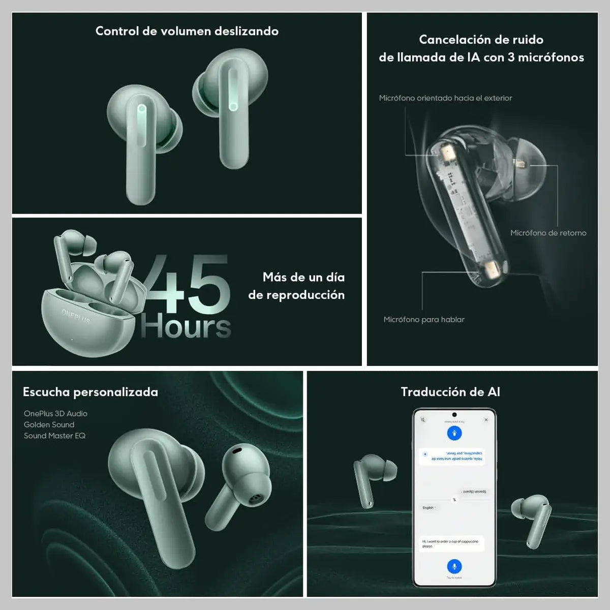 OnePlus Buds 4 Bluetooth Wireless Earbuds, In-Ear True Wireless, 11mm Drivers, LHDC 5.0 and Bluetooth 5.4, Active Noise Cancellation