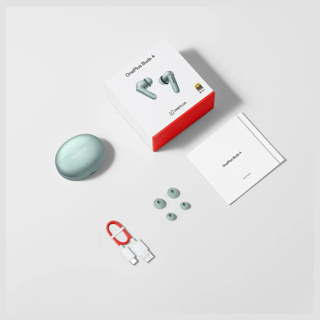 OnePlus Buds 4 Bluetooth Wireless Earbuds, In-Ear True Wireless, 11mm Drivers, LHDC 5.0 and Bluetooth 5.4, Active Noise Cancellation