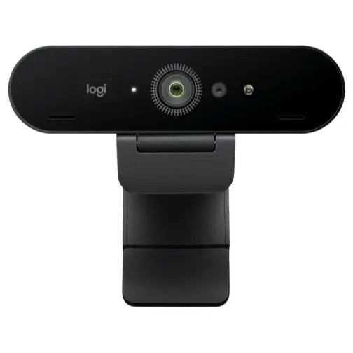 Logitech BRIO 4K Ultra HD Webcam, 4K 30fps, 1080p 60fps, 13MP Sensor, 5x Digital Zoom, Autofocus, RightLight 3, Windows Hello, Privacy Shutter, 960-001723
