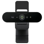 Logitech BRIO 4K Ultra HD Webcam, 4K 30fps, 1080p 60fps, 13MP Sensor, 5x Digital Zoom, Autofocus, RightLight 3, Windows Hello, Privacy Shutter, 960-001723