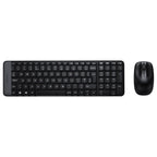Logitech MK220 Wireless Keyboard and Mouse Combo, 10m Wireless Range, 10-Key Number Pad, Music Controls, Spill-Resistant Keyboard, Smooth Optical Tracking Mouse