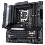 Asus TUF Gaming B860M-Plus WiFi Motherboard, LGA1851, Intel B860, mATX, DDR5 256GB 8800+MT/s, 3x M.2, Wi-Fi 7, Realtek 2.5Gb Ethernet