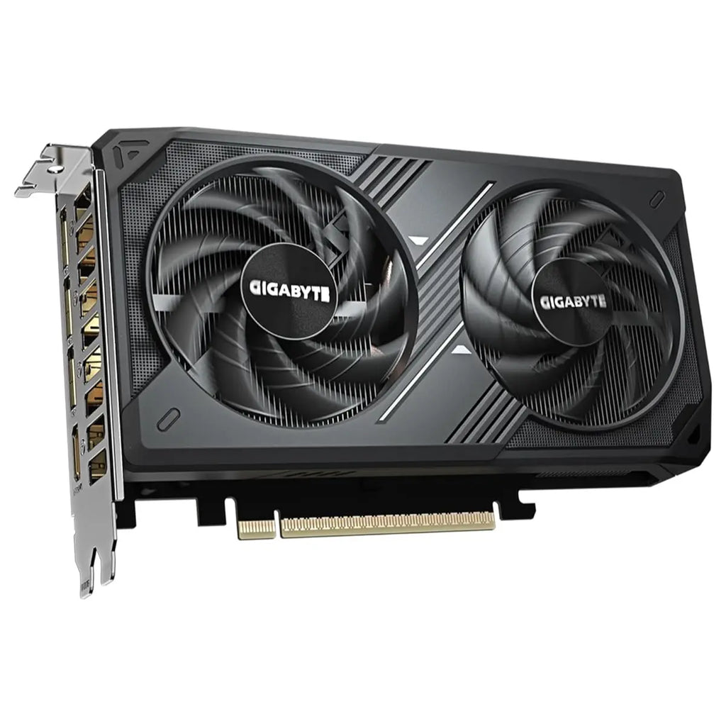 GIGABYTE GeForce RTX 5060 WINDFORCE MAX OC Graphics Card, 8GB GDDR7, 3840 CUDA Cores, 2512MHz Boost Clock, PCIe 5.0, GV-N5060WF2MAX OC-8GD, Black