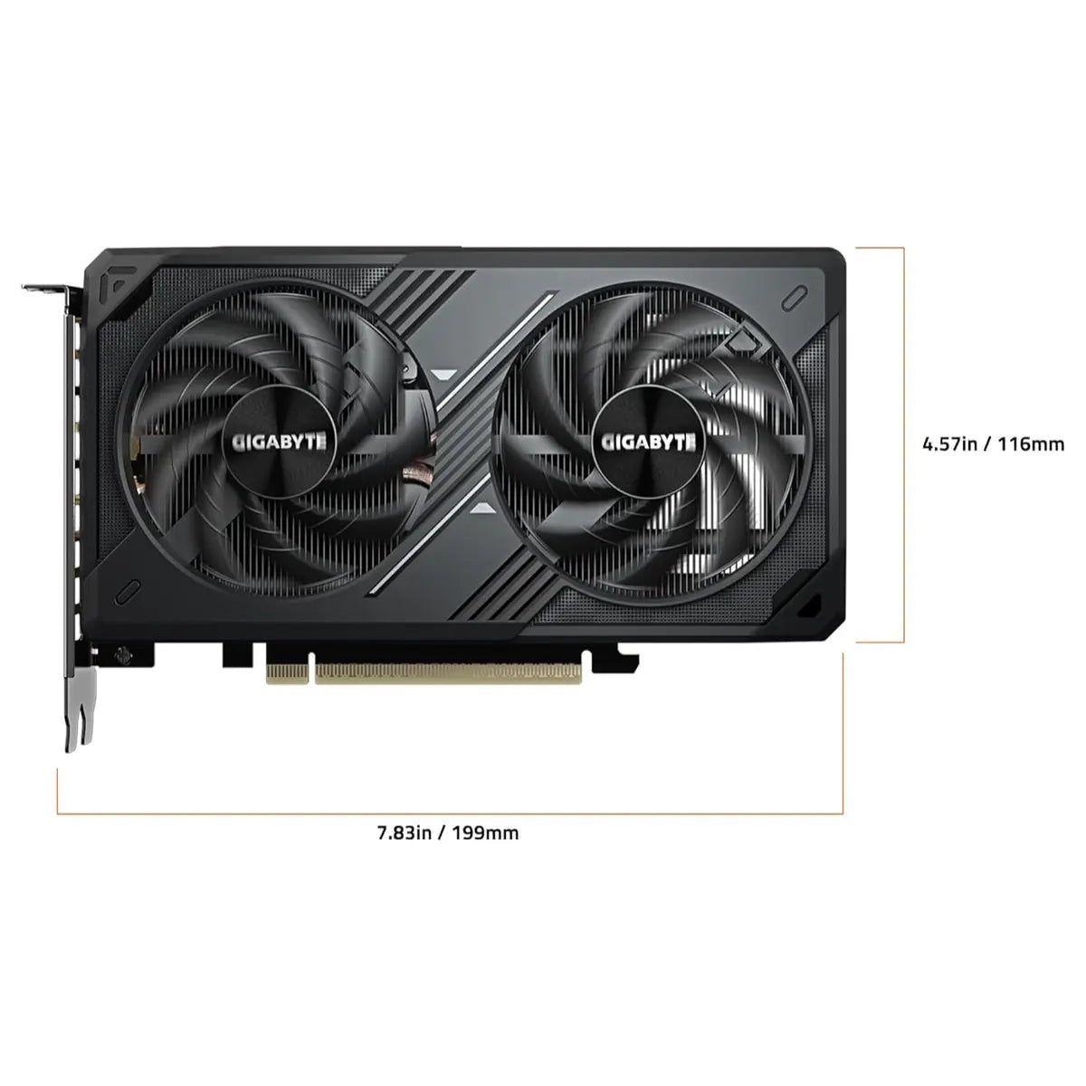 GIGABYTE GeForce RTX 5060 WINDFORCE MAX OC Graphics Card, 8GB GDDR7, 3840 CUDA Cores, 2512MHz Boost Clock, PCIe 5.0, GV-N5060WF2MAX OC-8GD, Black