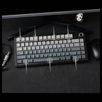 AULA F75 Max Wireless 3-in-1 Mechanical Gaming Keyboard, 81-Key, Hot Swappable, RGB, Knob and Digital Screen, NKRO, Gradient Grey