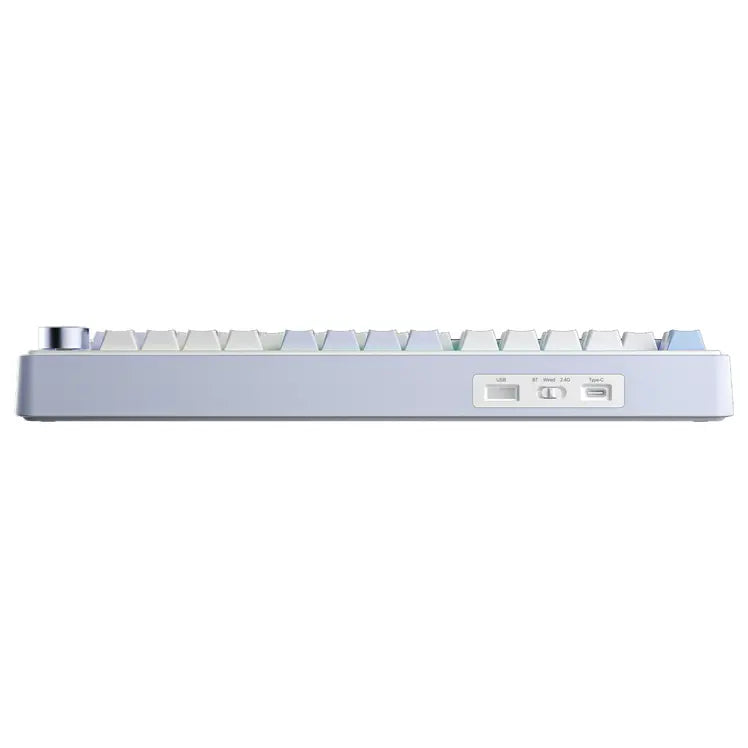 AULA F75 75% Wireless Mechanical Keyboard, Greywood V3 Hot-Swap Switches, RGB Backlit, Gasket Structure, 2.4GHz Bluetooth 5.0 USB Type-C, 4000mAh Battery, Blue