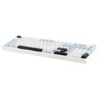 Aula F99 Pro Tri-Mode 96% 100-Key Gasket-Mounted Mechanical Keyboard with Knob, Bluetooth 5.0 and 2.4GHz Wireless and USB Type-C Wired, 8000mAh Battery, South-Facing RGB Backlight, Star Vector Switch, Blue/White/Black